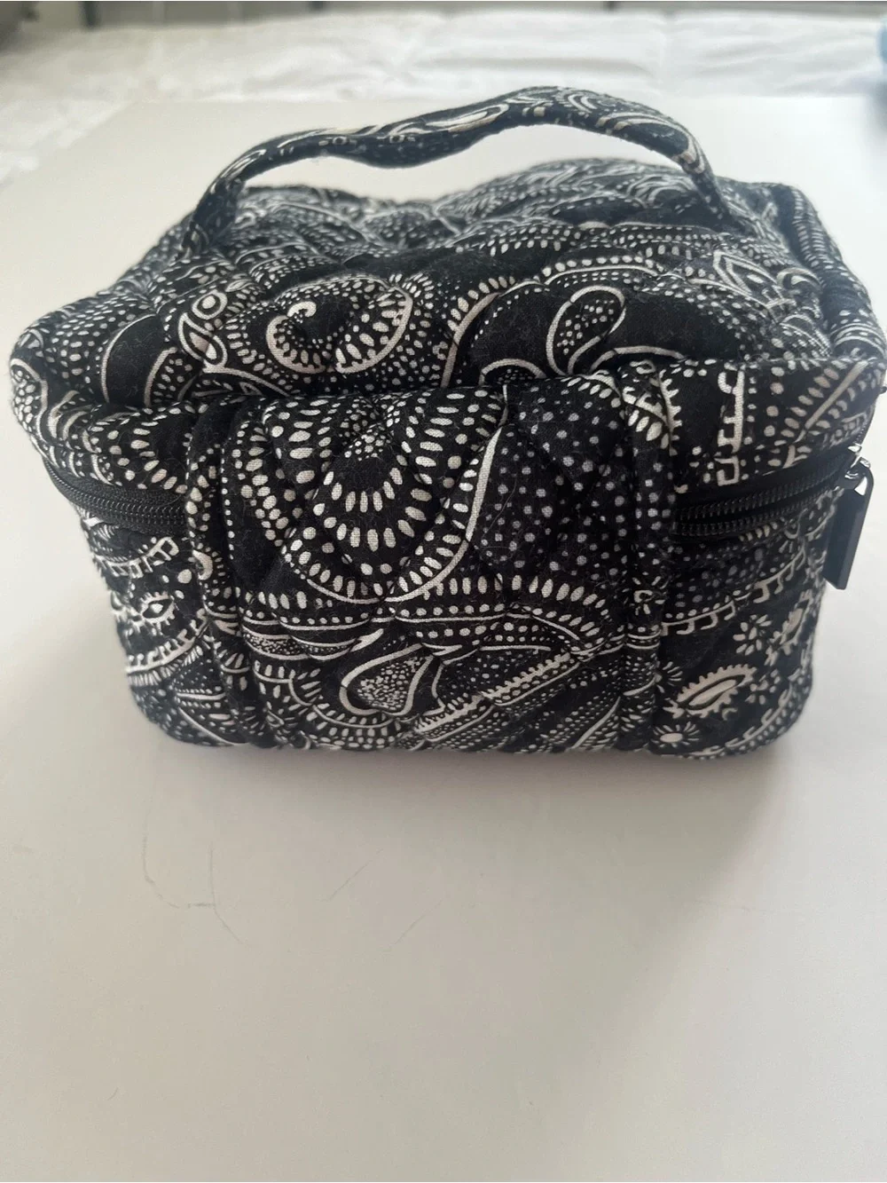 Vera Bradley Compact Travel Cosmetic Case - Stellar Paisley